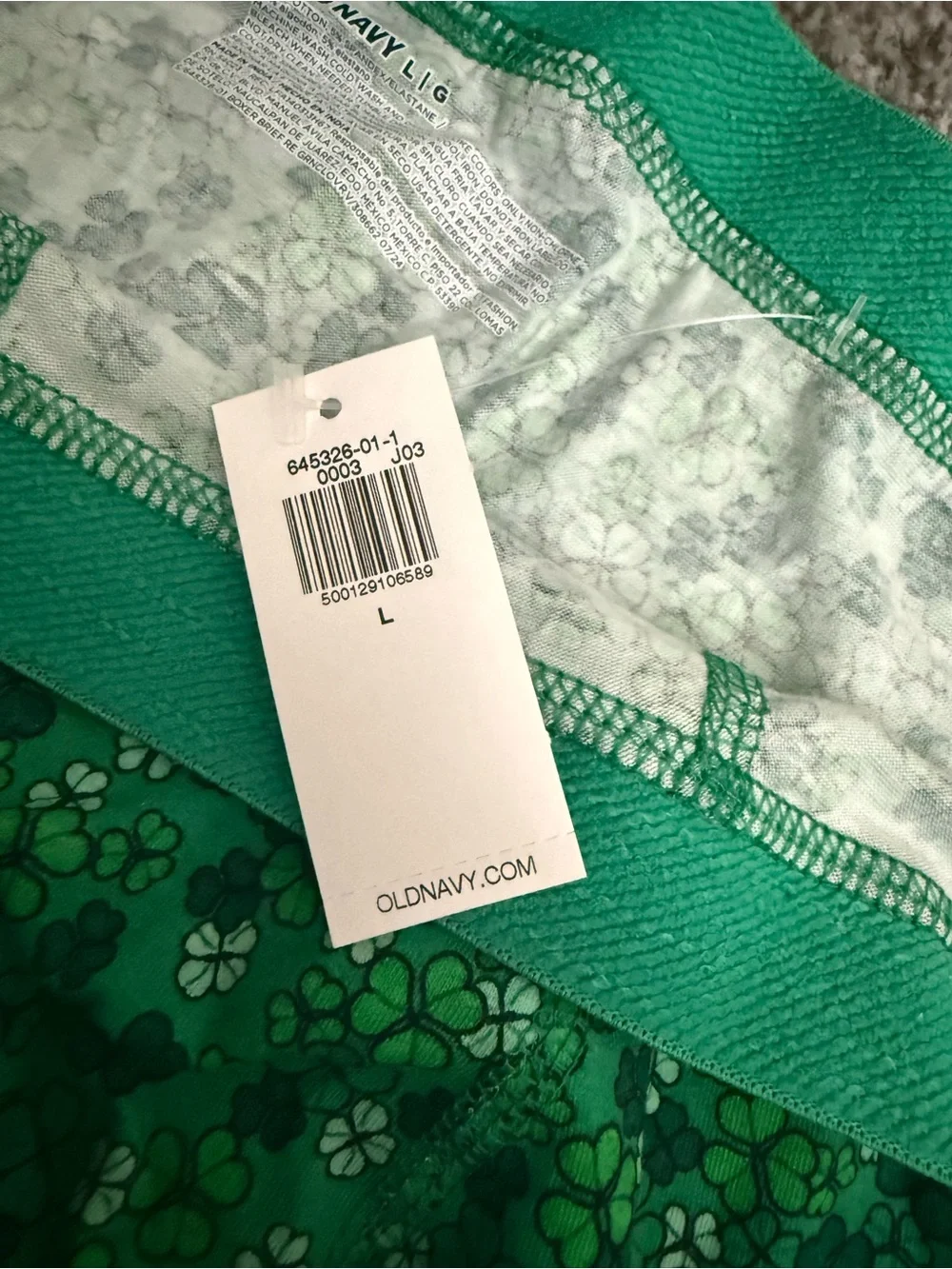 Old Navy Green Waistband Garment